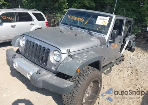 2016 Jeep Wrangler Unlimited Sport from USA, damaged, VIN 1C4BJWDG5GL243201